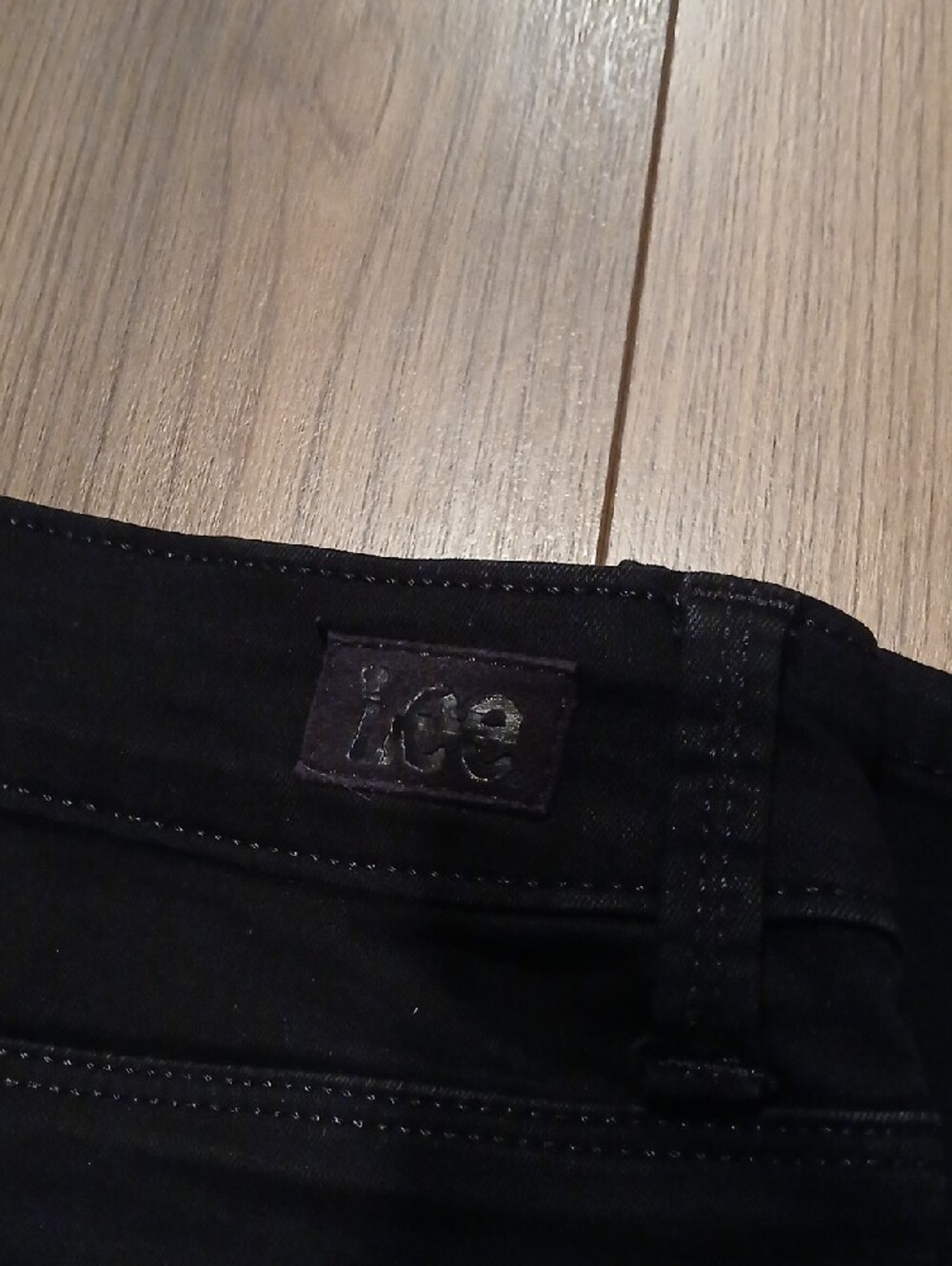 Lee Black Straight-Leg Mid Rise Jeans 10 Medium - Picture 8 of 9